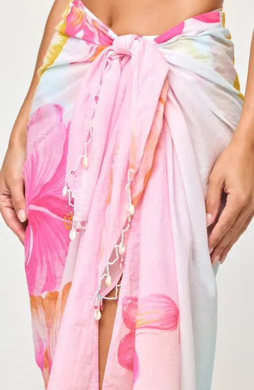 LSPACE Mika Printed Sarong-The Shop Laguna Beach