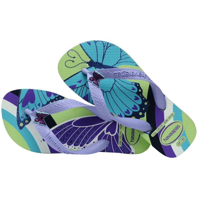 HAVAIANAS KIDS Fantasy Butterfly Sandals-The Shop Laguna Beach