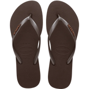 HAVAIANAS Slim Logo Metallic Sandal-The Shop Laguna Beach