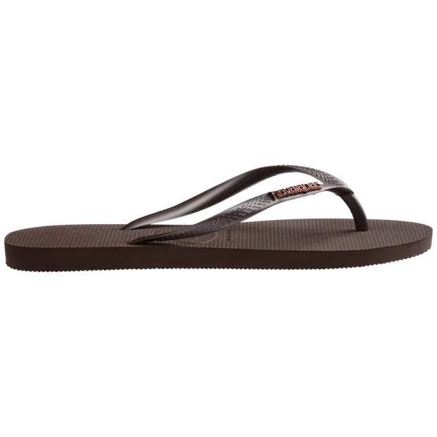 HAVAIANAS Slim Logo Metallic Sandal-The Shop Laguna Beach