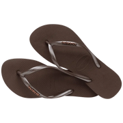 HAVAIANAS Slim Logo Metallic Sandal-The Shop Laguna Beach