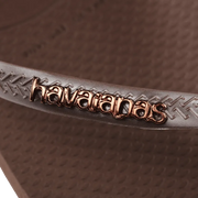 HAVAIANAS Slim Logo Metallic Sandal-The Shop Laguna Beach