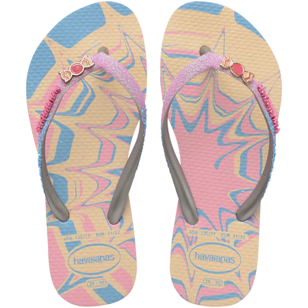 HAVAIANAS KIDS Slim Glitter II Sandals - More Colors Available-The Shop Laguna Beach
