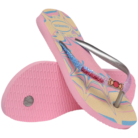 HAVAIANAS KIDS Slim Glitter II Sandals - More Colors Available-The Shop Laguna Beach