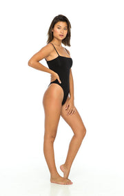 INDAH Tiny Dancer Solid Bodysuit-The Shop Laguna Beach