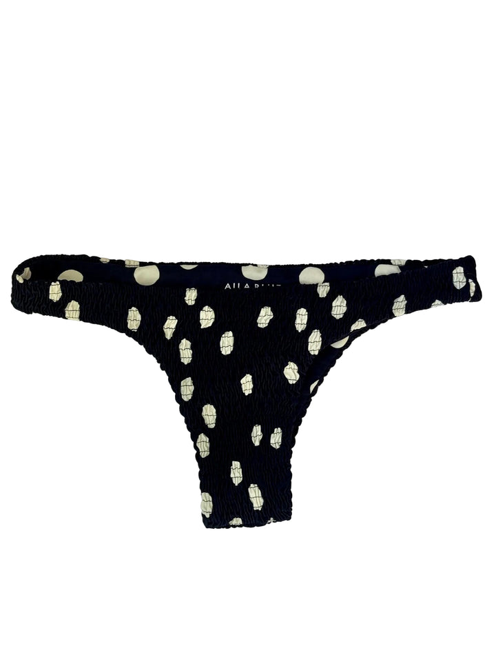 AILA BLUE Oceania Smocked Cheeky Bottom-The Shop Laguna Beach