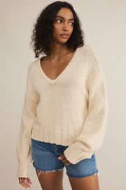 Z SUPPLY Vida Two-Way Sweater-The Shop Laguna Beach