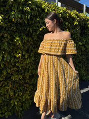 KEEN THE LABEL Skylar Off-Shoulder Midi Dress-The Shop Laguna Beach