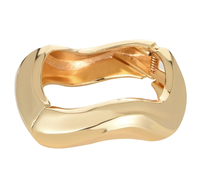 HOOP LA Editorial Hinge Bracelet - Gold-The Shop Laguna Beach