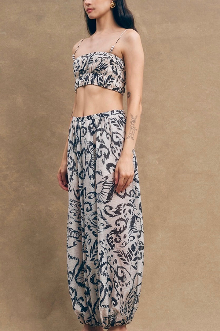 MAUDE CLUB Talia Balloon Pants-The Shop Laguna Beach