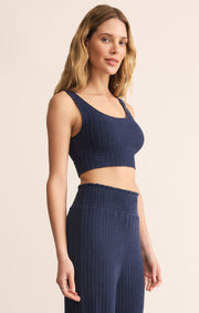 Z SUPPLY Zoe Silky Rib Tank Bra - More Colors Available-The Shop Laguna Beach