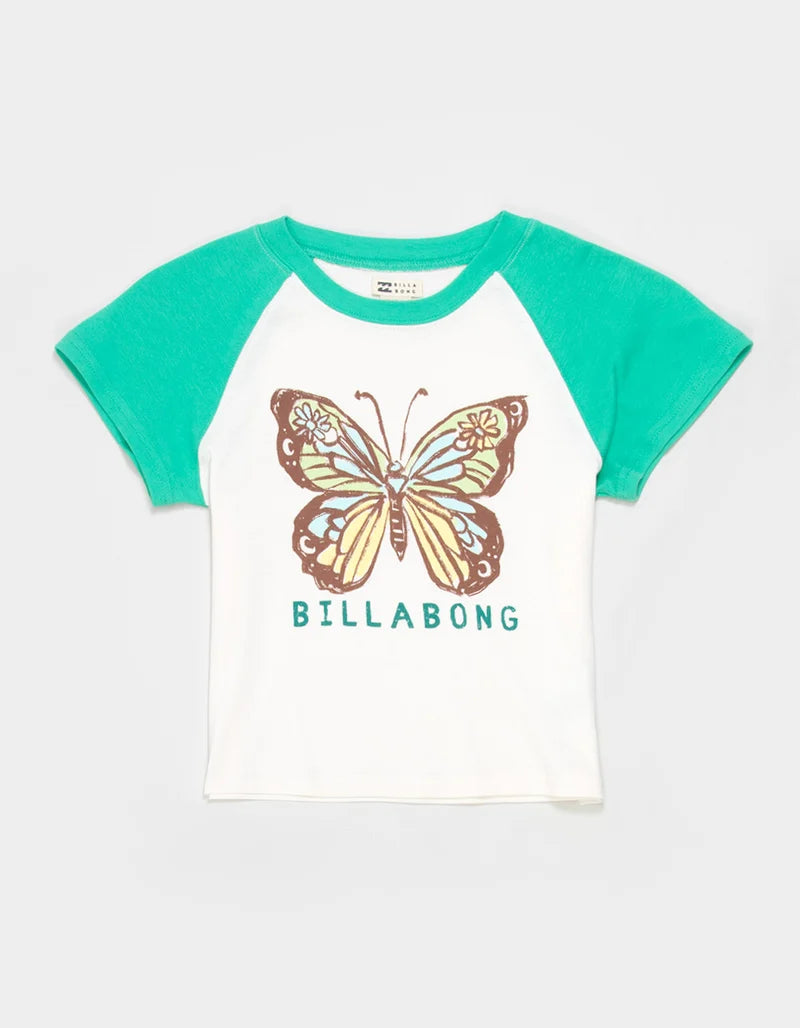BILLABONG GIRLS Butterfly Raglan Tee-The Shop Laguna Beach