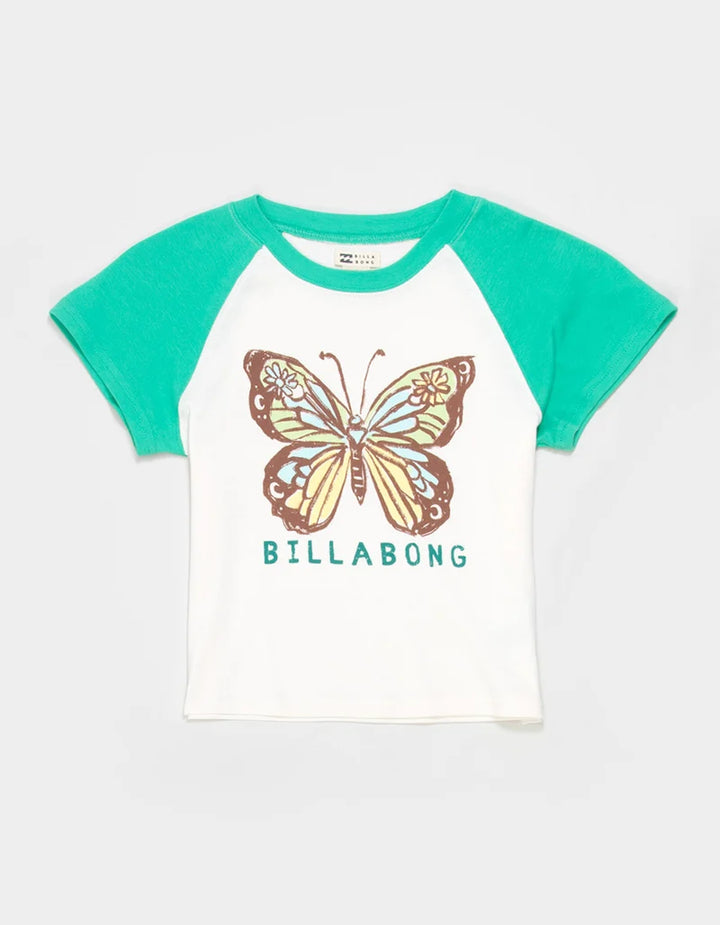 BILLABONG GIRLS Butterfly Raglan Tee-The Shop Laguna Beach