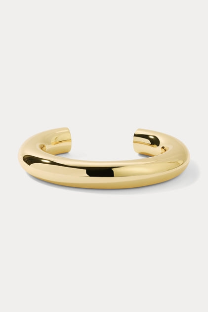 LILI CLASPE Sloane Large Hollow Cuff - Gold + Silver Available-The Shop Laguna Beach