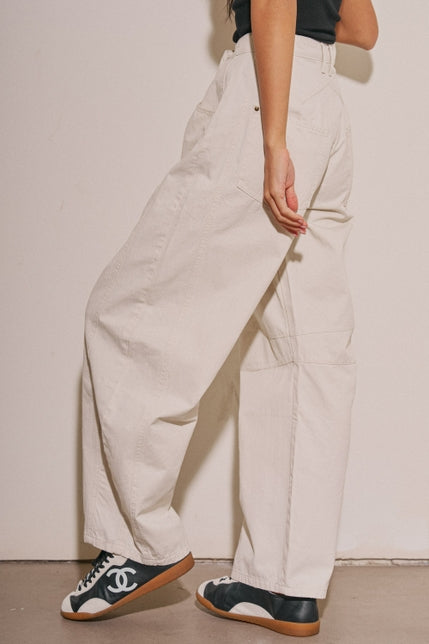 KEEN THE LABEL Atianna Cotton Barrel Pant-The Shop Laguna Beach