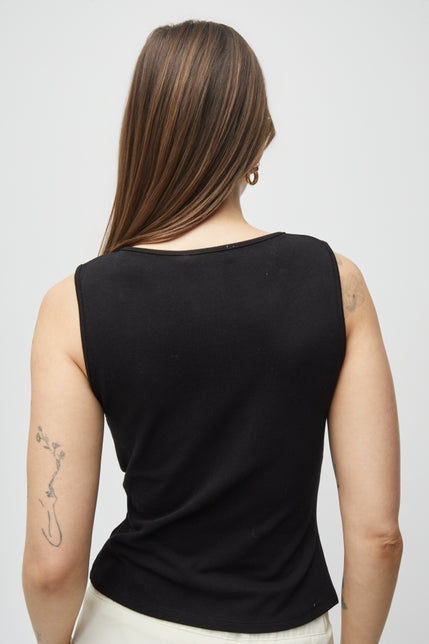 KEEN THE LABEL Cara Knot Tank-The Shop Laguna Beach