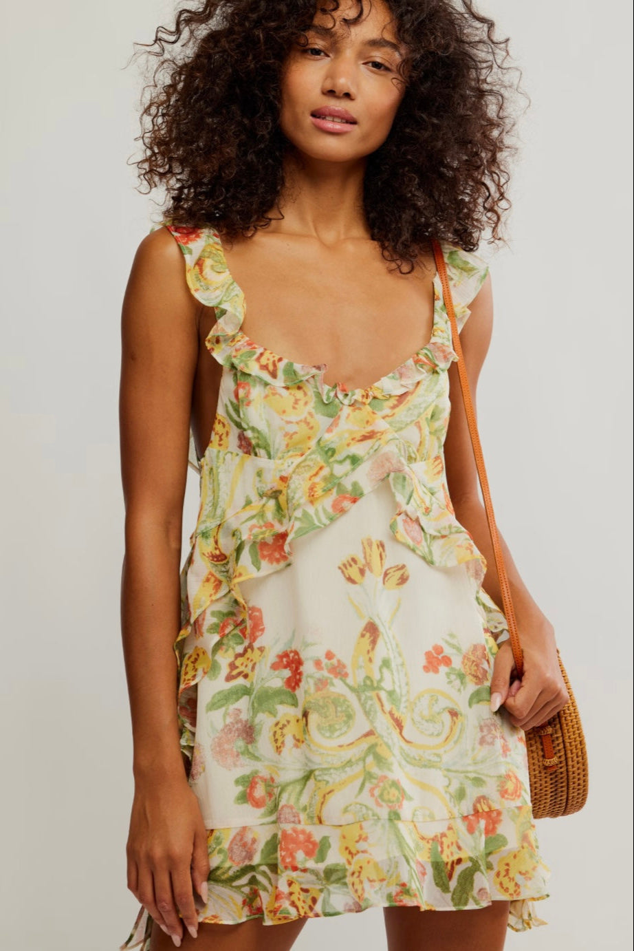 FREE PEOPLE Bali Flora Mini Dress-The Shop Laguna Beach