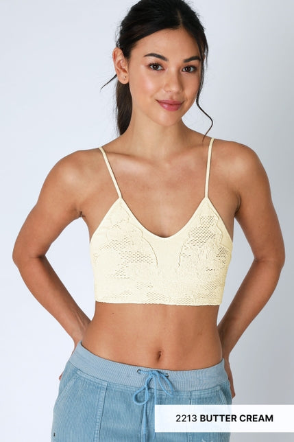 KEEN THE LABEL Delaney V-Neck Bralette - More Colors Available