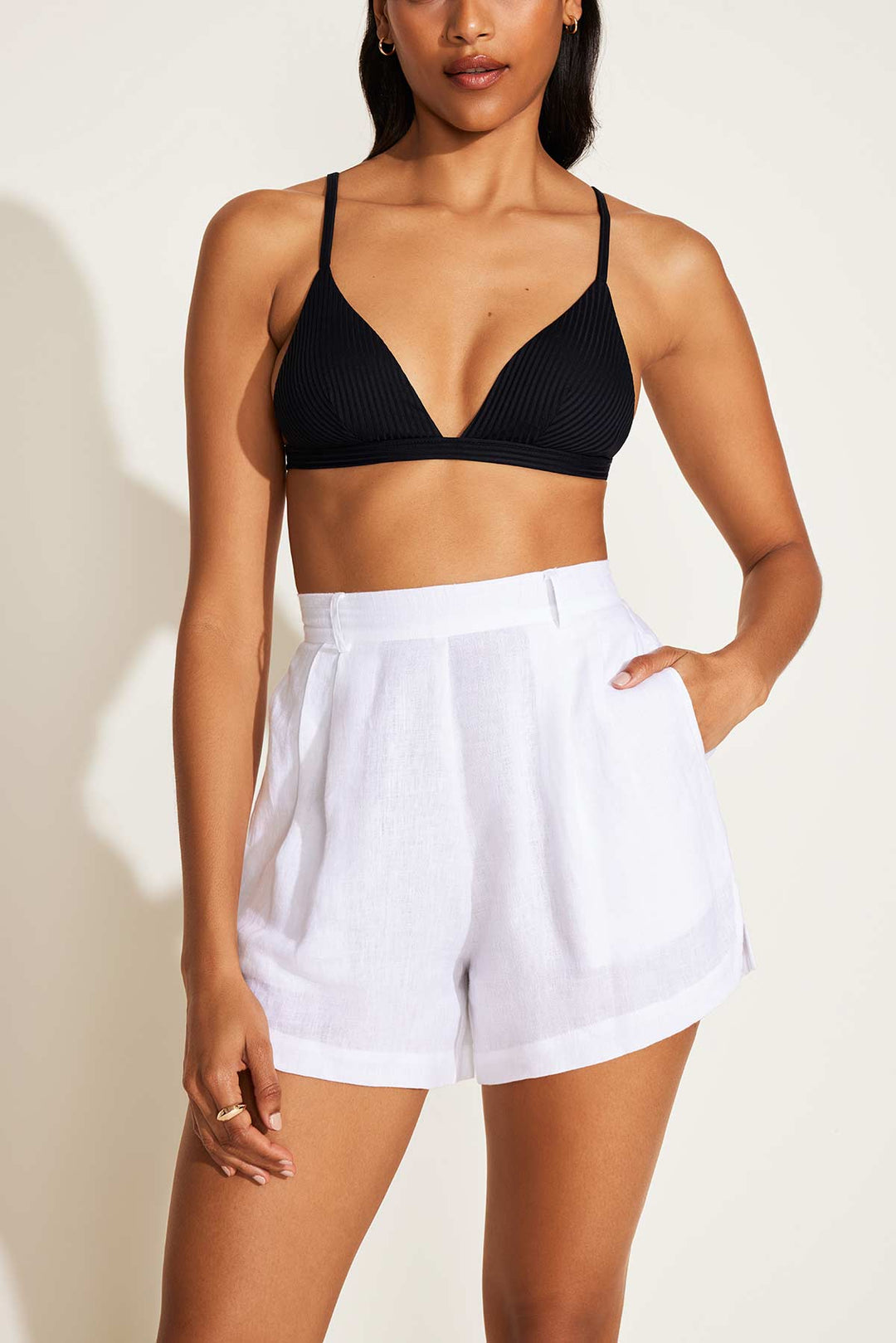 VITAMIN A The Getaway Linen Short-The Shop Laguna Beach