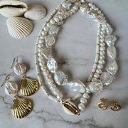 JESSICA MATRASKO Gabriela White Turquoise Necklace-The Shop Laguna Beach
