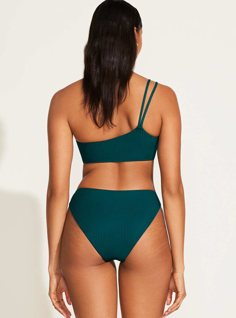 VITAMIN A Cali Full High-Leg Bottom • Emerald