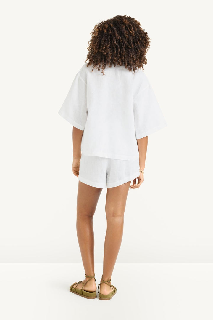 VITAMIN A Rowan Resort Linen Shirt-The Shop Laguna Beach