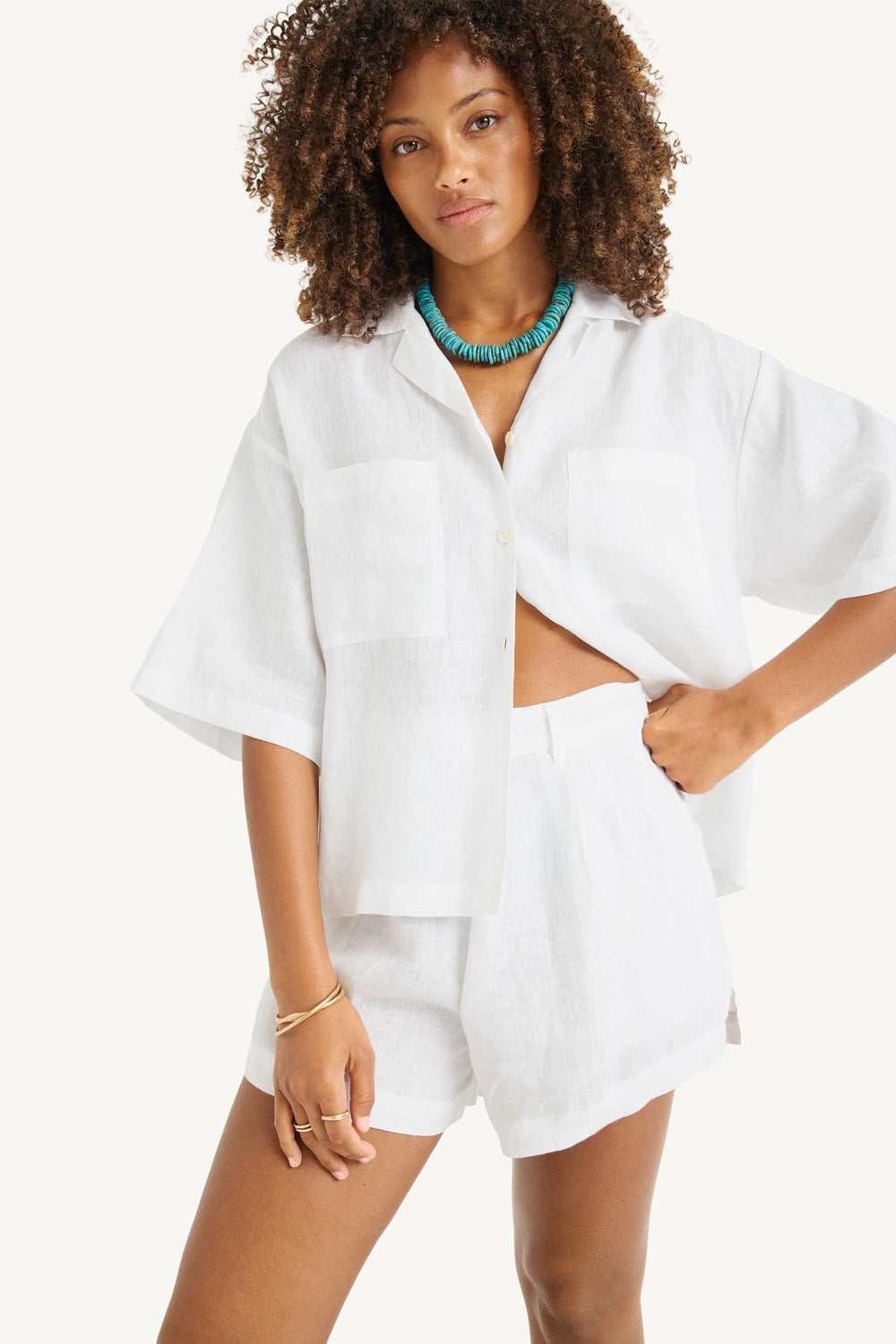 VITAMIN A The Getaway Linen Short-The Shop Laguna Beach