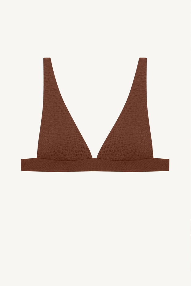 VITAMIN A Lyra Textured Bralette Top-The Shop Laguna Beach