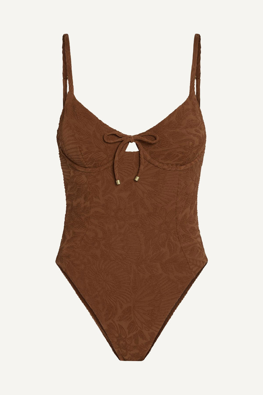 VITAMIN A Ada Darden Jacquard Underwire One Piece-The Shop Laguna Beach