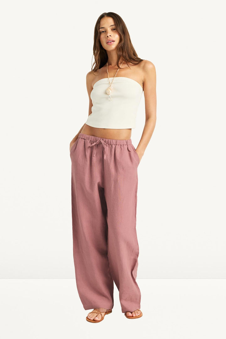 VITAMIN A Parker Eco Linen Pant-The Shop Laguna Beach