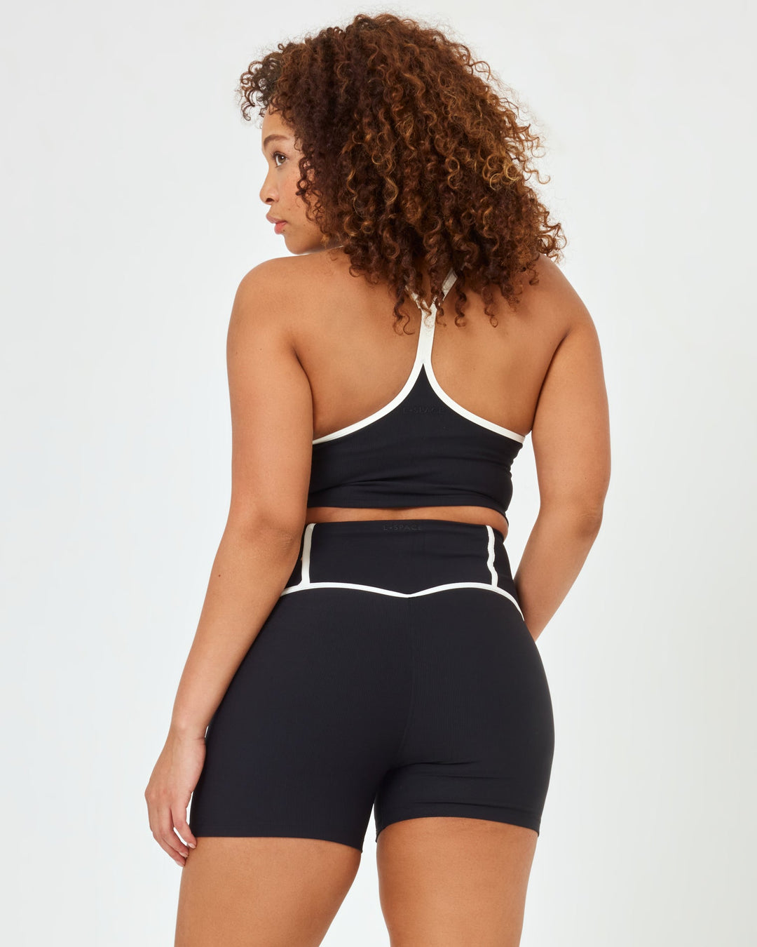 Revel Short - Black-Cream-The Shop Laguna Beach
