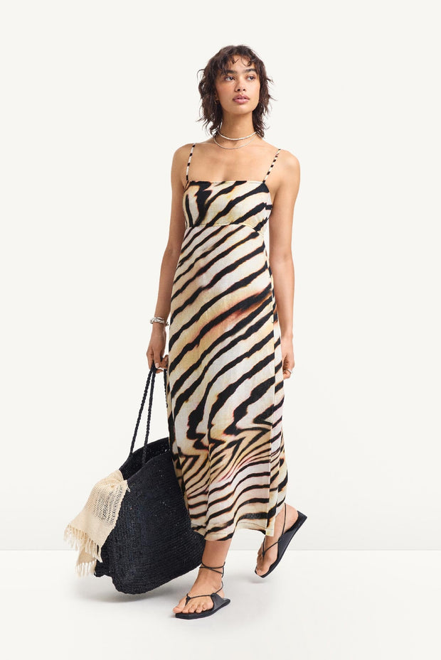 VITAMIN A Arden Linen Maxi Dress-The Shop Laguna Beach