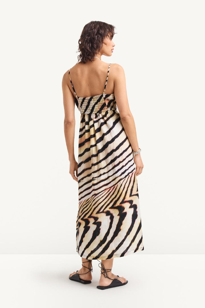VITAMIN A Arden Linen Maxi Dress-The Shop Laguna Beach