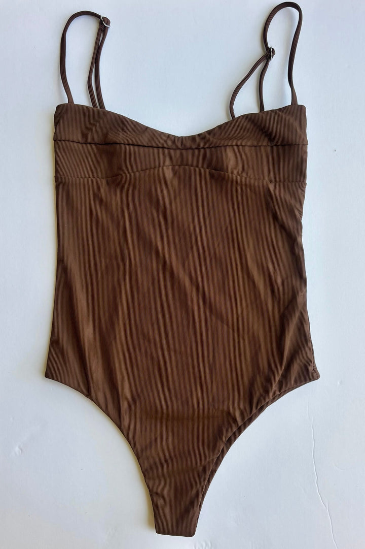 AILA BLUE Pearl Rib One Piece