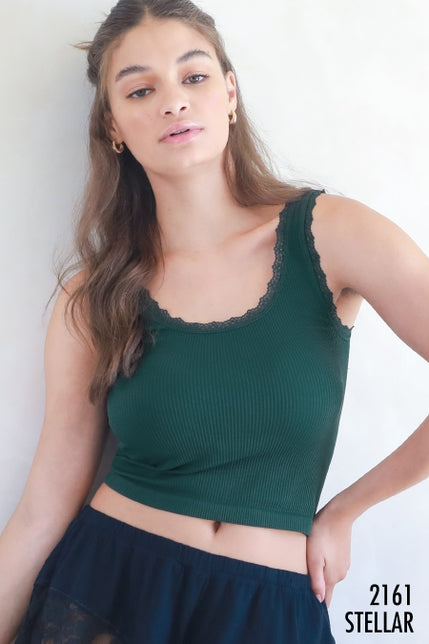 KEEN THE LABEL Miriam Scoop-Neck Bra Tank - More Colors Available