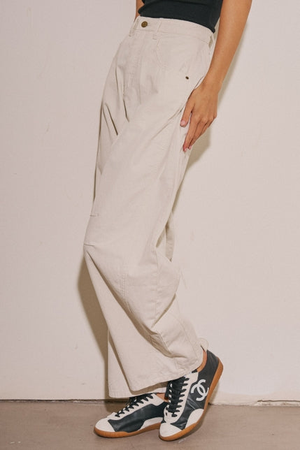 KEEN THE LABEL Atianna Cotton Barrel Pant-The Shop Laguna Beach