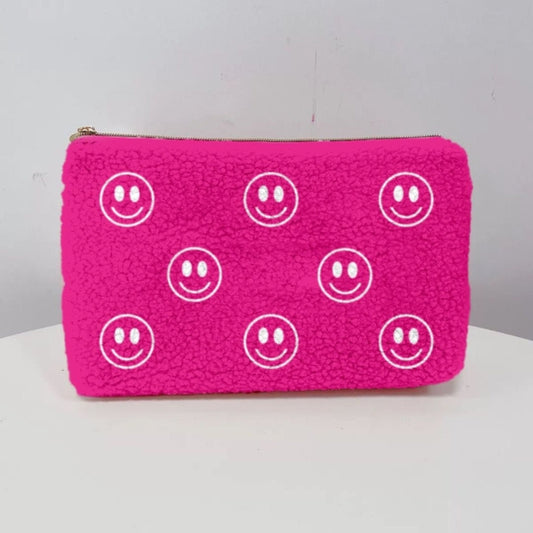 BEAUTY STASH Fluffy Pouch - More Prints Available-The Shop Laguna Beach
