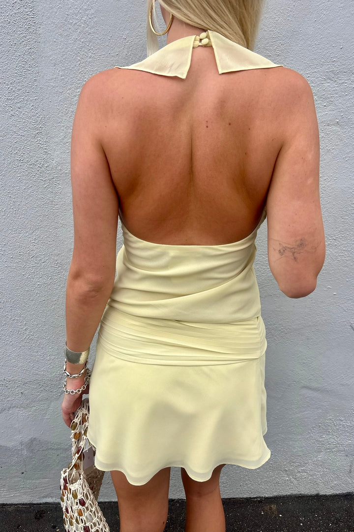 KEEN THE LABEL Salley Ruffle Halter Tank Top-The Shop Laguna Beach