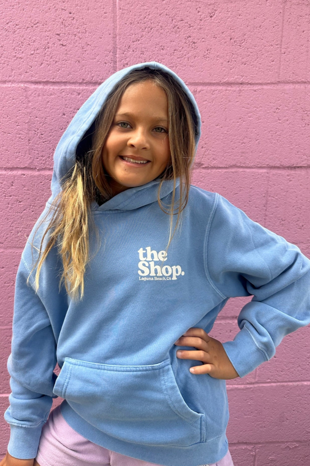 LOVE THE SEA Youth Pigment Wash Hoodie-The Shop Laguna Beach