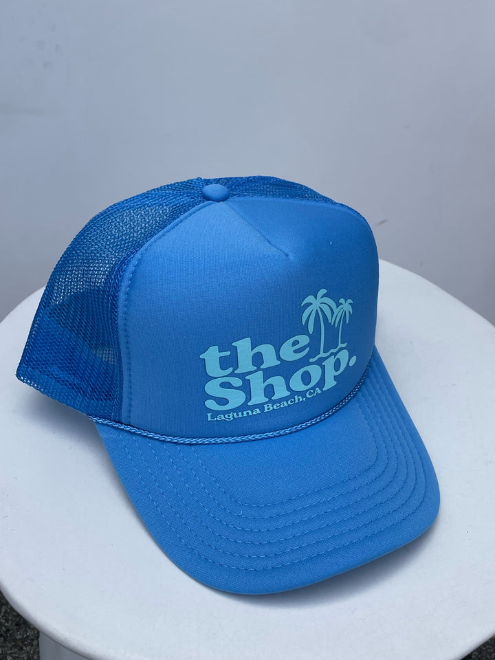 THE SHOP. Palm Logo Trucker Hat-The Shop Laguna Beach