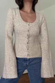 KEEN THE LABEL Giselle Scoop Cardigan Sweater-The Shop Laguna Beach