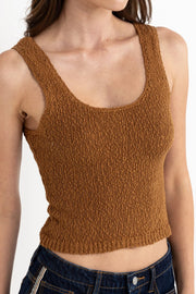 RHYTHM Adele Scoop Knit Tank-The Shop Laguna Beach