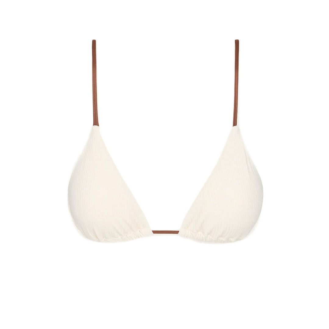 RHYTHM Lily Rib Contrast Slide Tri Top