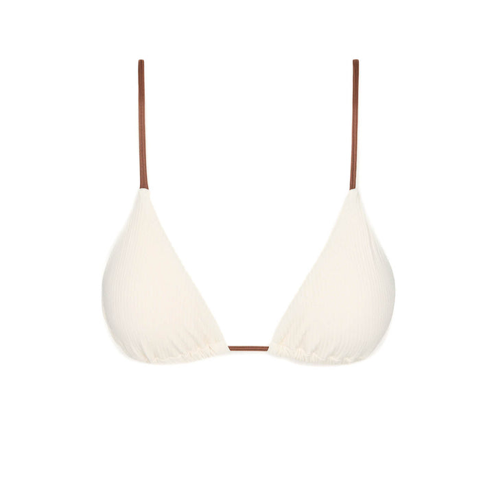 RHYTHM Lily Rib Contrast Slide Tri Top