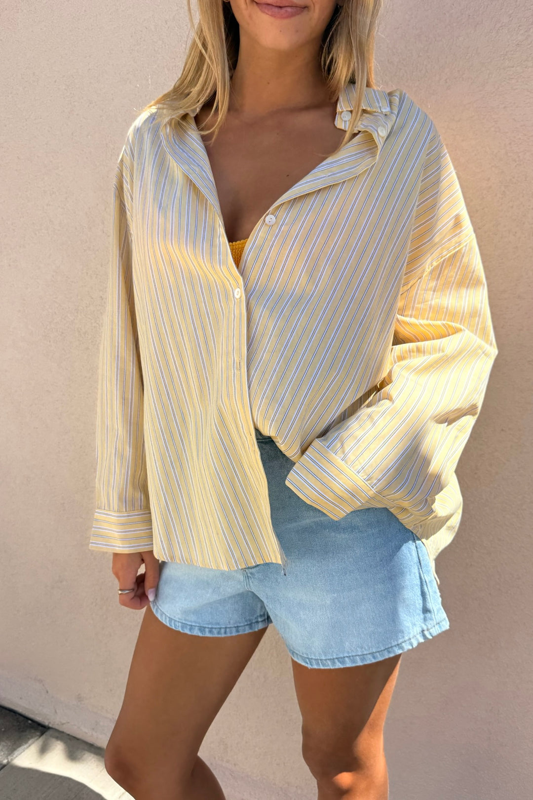 KEEN THE LABEL Juliana Button-Up Shirt-The Shop Laguna Beach