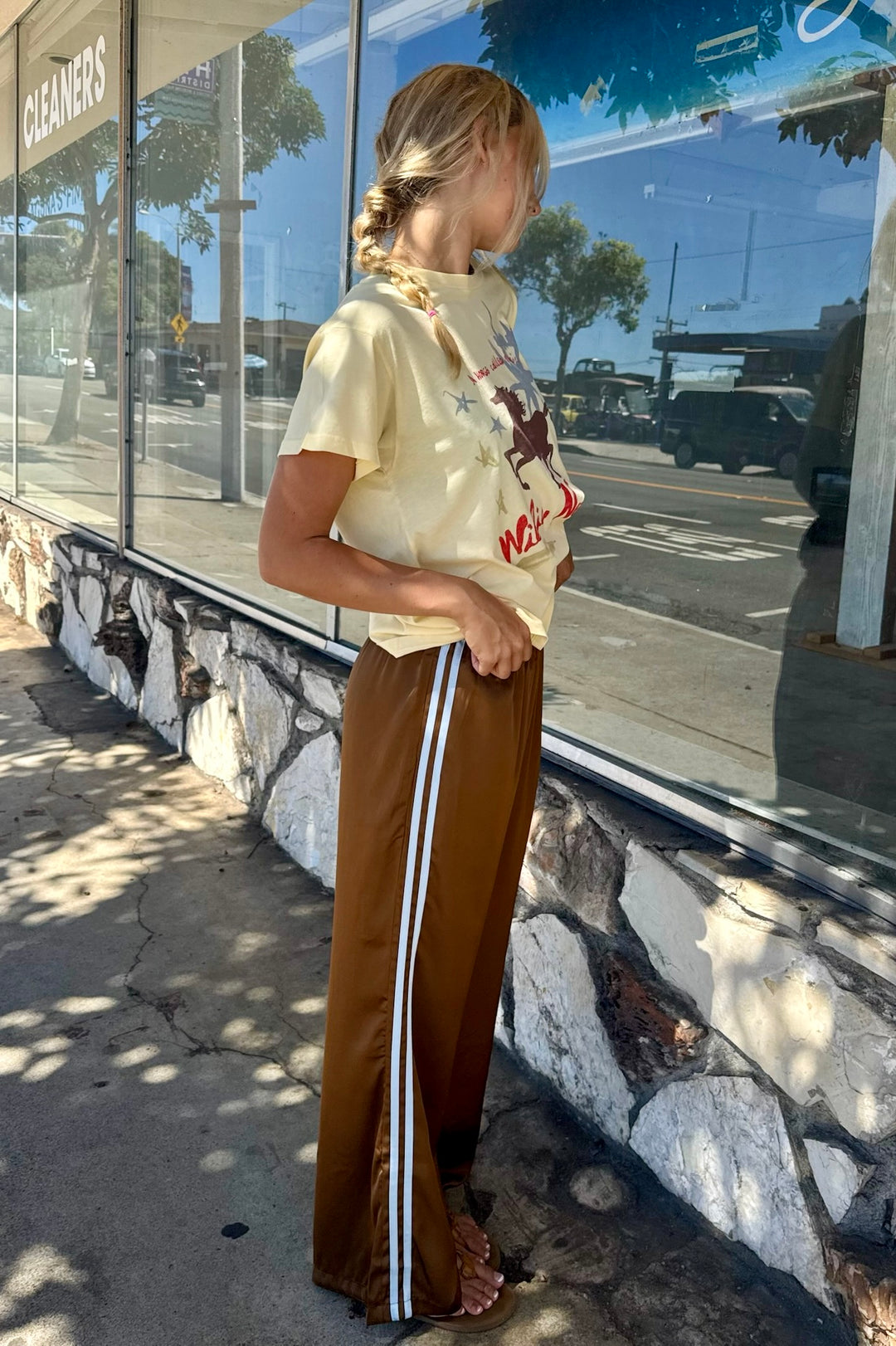 KEEN THE LABEL Ottilie Satin Track Pant
