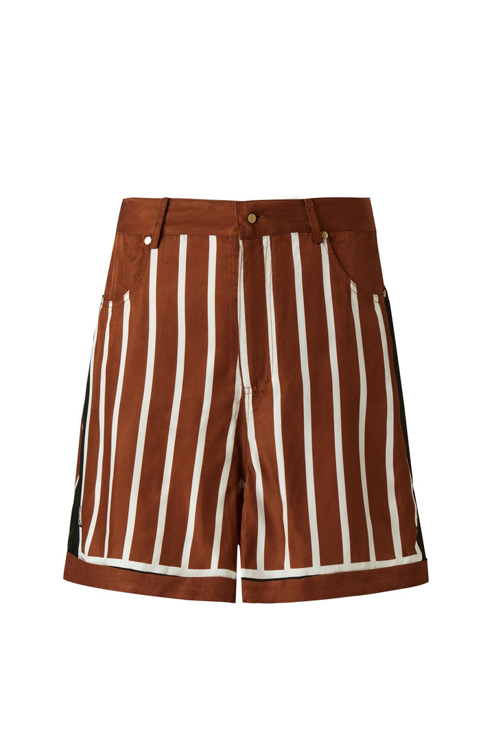 SANCIA THE LABEL Trista Stripe Shorts-The Shop Laguna Beach