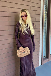 KEEN THE LABEL Georgie Satin Maxi Dress-The Shop Laguna Beach