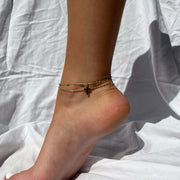 HOUSE OF AU.+ORA Golden Hour Anklet-The Shop Laguna Beach