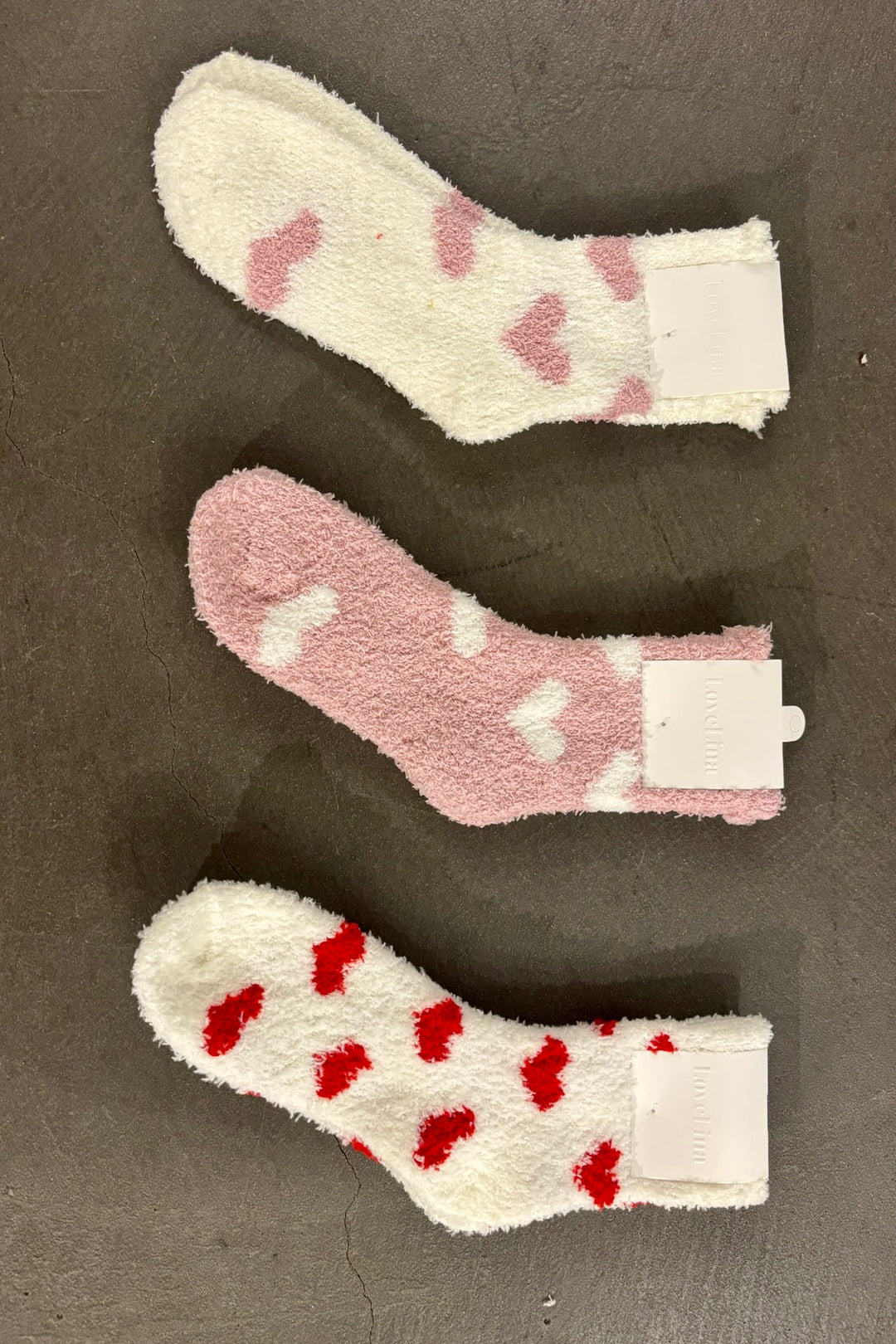 Big Heart Soft Socks - More Colors Available-The Shop Laguna Beach